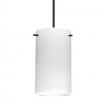 Besa Lighting 1XC-4404KR-BK-277-DIM010 - Besa Stilo 7 Pendant Black Chalk 1x50W Halogen, 277V, 0-10V Dimming