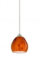 Besa Lighting 1XC-5605HB-LED-SN - Besa Pendant Tay Tay Satin Nickel Habanero 1x5W LED