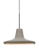 Besa Lighting 1XC-MODUSTN-LED-BR - Besa Modus Cord Pendant, Tan, Bronze Finish, 1x9W LED