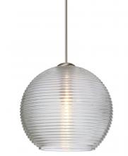 Besa Lighting 1XT-461500-SN - Besa Pendant Kristall 6 Satin Nickel Clear 1x35W Halogen