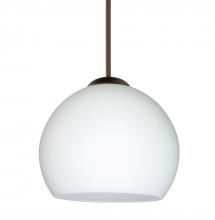 Besa Lighting 1XT-565807-BR-L - Besa Pendant Palla 5 Bronze Opal Matte 1x50W Halogen, 15Ft. Cord