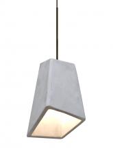 Besa Lighting 1XT-SKIPNA-LED-BR - Besa Skip Cord Pendant, Natural, Bronze Finish, 1x9W LED