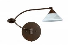 Besa Lighting 1WU-117652-BR - Besa Wall Kona Bronze Marble 1x50W Halogen Gy6.35