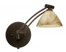 Besa Lighting 1WW-174383-BR - Besa Wall Domi Bronze Mocha 1x50W Halogen Gy6.35