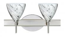 Besa Lighting 2SW-1779MG-CR - Besa Wall Mia Chrome Marble Grigio 2x40W G9