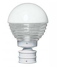 Besa Lighting 306153-POST - Costaluz 3061 Series Post White 1x75W A19