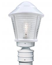 Besa Lighting 310053-POST - Costaluz 3100 Series Post White 1x75W A19