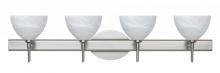 Besa Lighting 4SW-467952-SN - Besa Wall Brella Satin Nickel Marble 4x40W G9