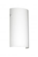 Besa Lighting 704207-WH - Besa Wall Tamburo White Opal Matte 1x75W Medium Base