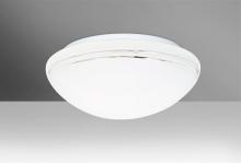 Besa Lighting 911010C - Besa, Bobbi 12 Ceiling, Opal Cut, 2x60W Medium Base