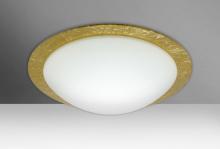 Besa Lighting 9771GFC-LED - Besa Ceiling Ring 15 White/Gold Foil Ring 2x9W LED