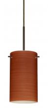 Besa Lighting B-4404CH-BR - Besa Stilo 7 Pendant For Multiport Canopy Bronze Cherry 1x50W Candelabra