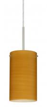 Besa Lighting B-4404OK-SN - Besa Stilo 7 Pendant For Multiport Canopy Satin Nickel Oak 1x50W Candelabra