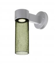 Besa Lighting JUNI10MS-WALL-LED-SL - Besa, Juni 10 Outdoor Sconce, Moss Bubble, Silver Finish, 1x4W LED