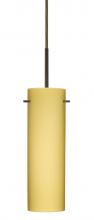 Besa Lighting 1BC-4930VM-MED-BR - Besa Copa Pendant Bronze Vanilla Matte 1x40W B10 Medium Base