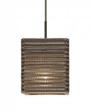 Besa Lighting J-KIRK6-LED-BR - Besa, Kirk 6 Cord Pendant For Multiport Canopies, Bronze Finish, 1x9W LED