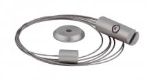 Besa Lighting R12-CBL60-SN - Besa 5Ft. Adjustable Cable Support Satin Nickel