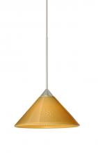 Besa Lighting 1XP-282490-SN - Besa Pendant Kona Satin Nickel Mango Starpoint 1x50W Halogen