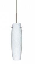 Besa Lighting 1XT-412119-LED-BR - Besa Tu Tu Pendant, Carrera, Bronze, 1x5W LED