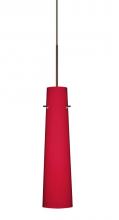 Besa Lighting RXP-5674RM-BR - Besa Camino Pendant Bronze Ruby Matte 1x50W Halogen