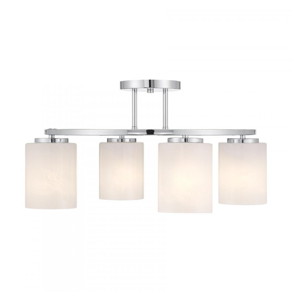 Herron 4-Light Ceiling Light in Chrome