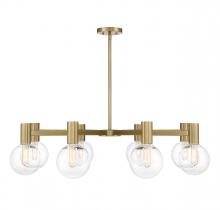 Savoy House 1-3074-8-322 - Wright 8-Light Chandelier in Warm Brass