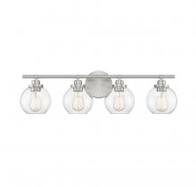 Savoy House 8-4050-4-SN - Carson 4-Light Bathroom Vanity Light in Satin Nickel