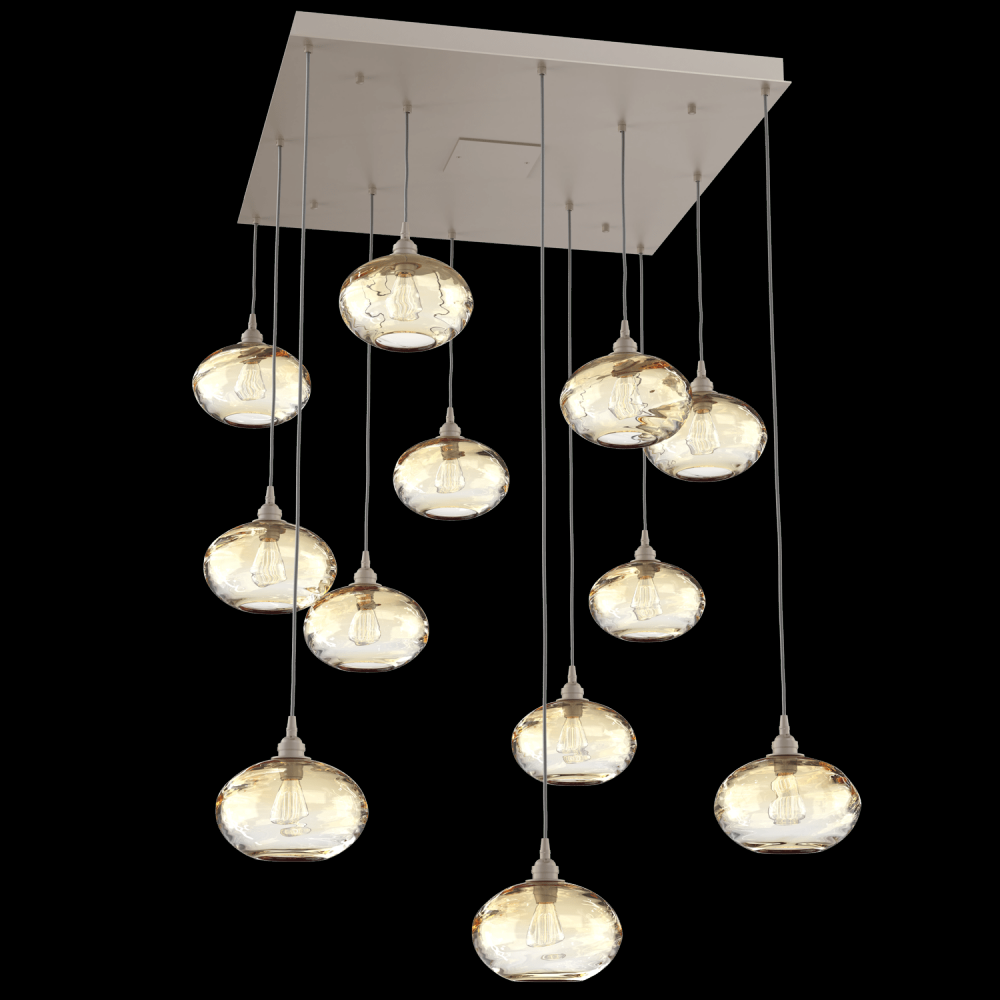 Coppa Square 12pc Multi-Pendant