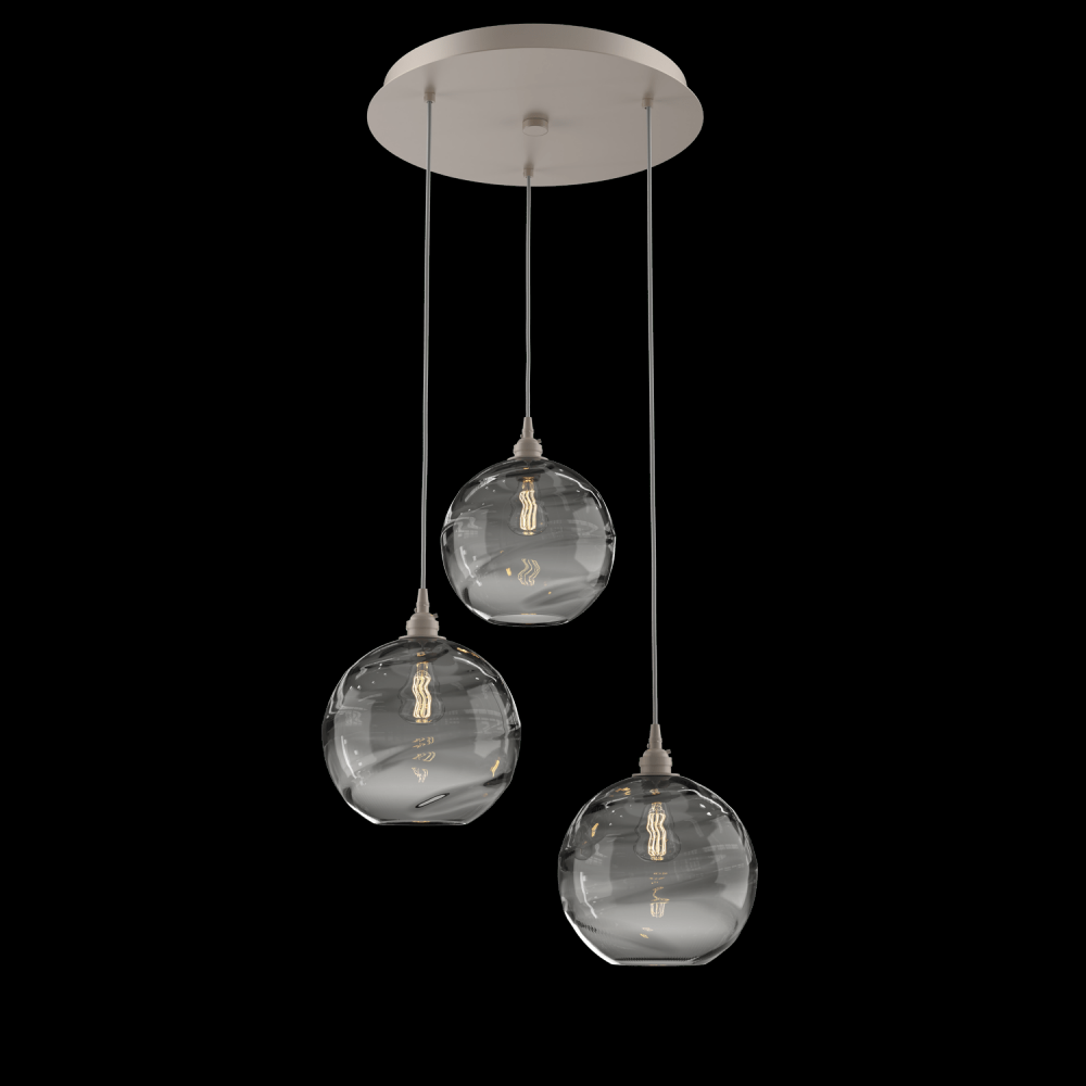 Terra Round 3pc Multi-Pendant