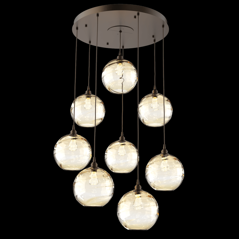 Terra Round 8pc Multi-Pendant