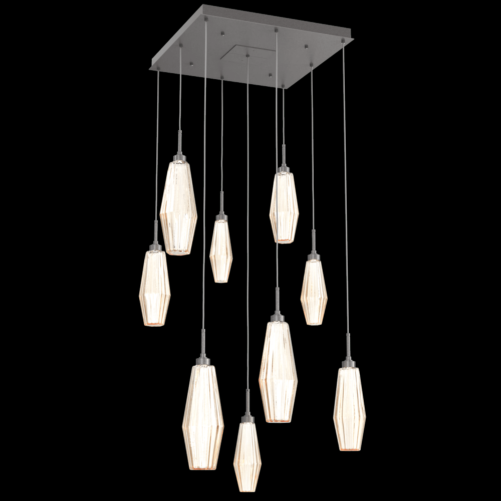 Aalto Square 9pc Multi-Pendant