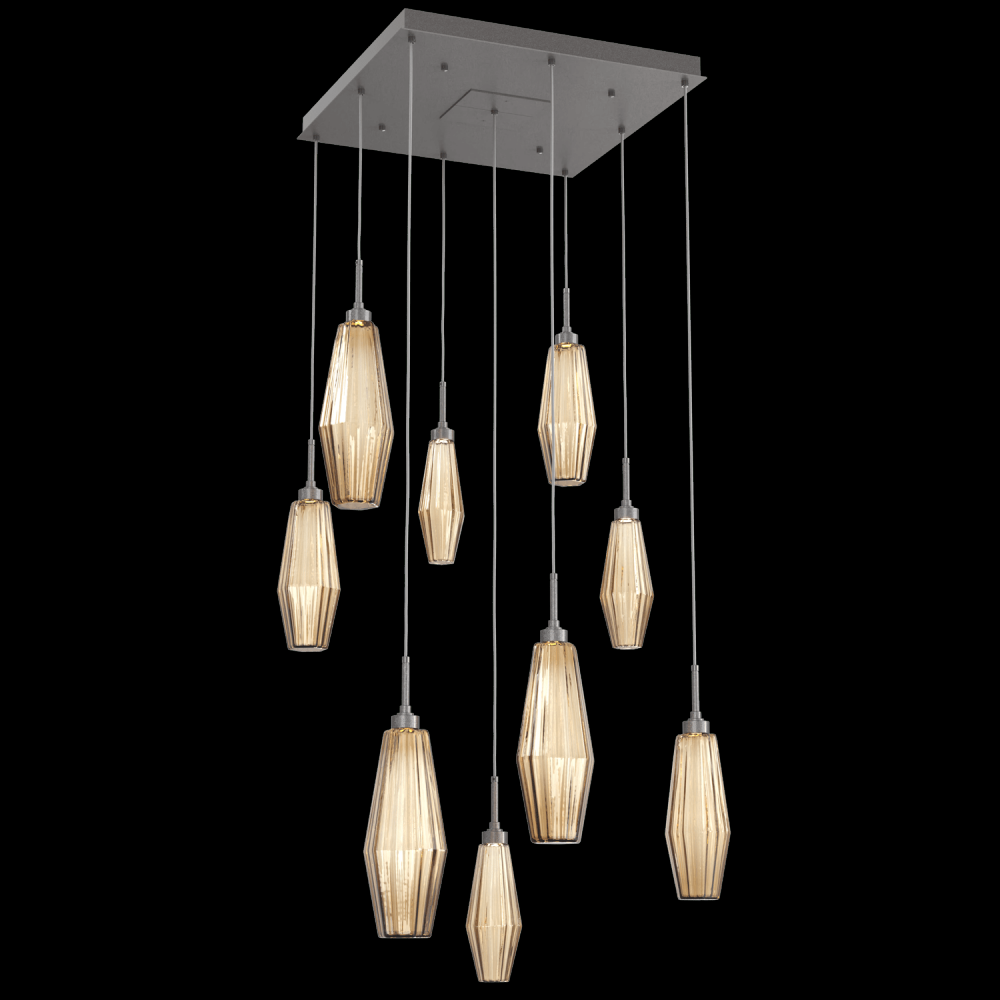 Aalto Square 9pc Multi-Pendant