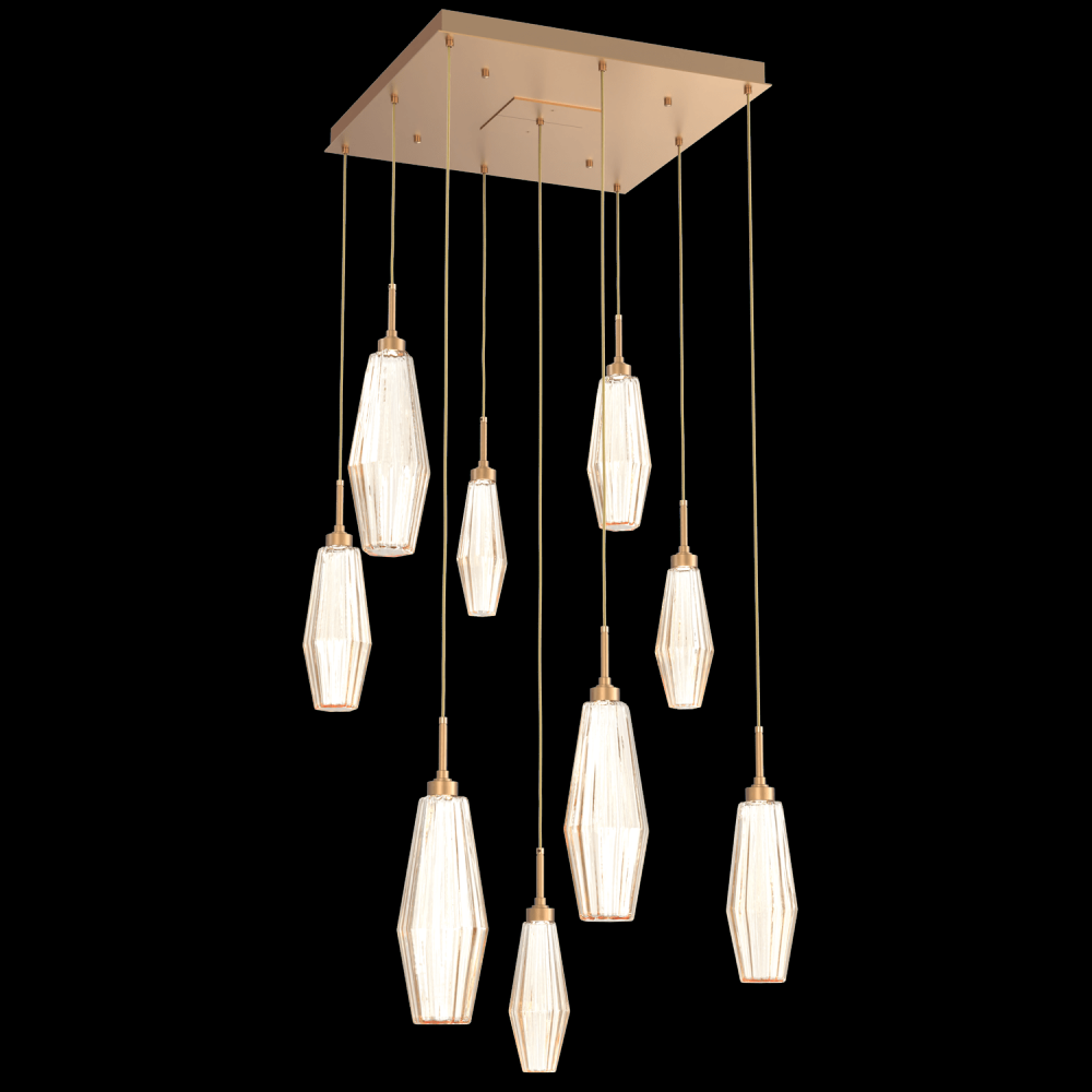 Aalto Square 9pc Multi-Pendant