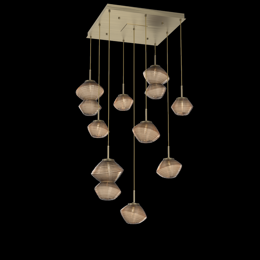 Mesa Square 9pc Multi-Pendant
