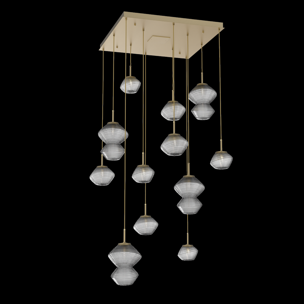 Mesa Square 12pc Multi-Pendant