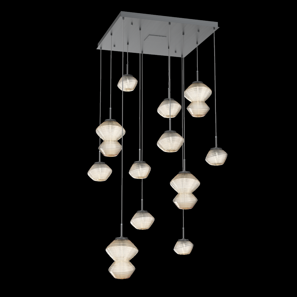 Mesa Square 12pc Multi-Pendant