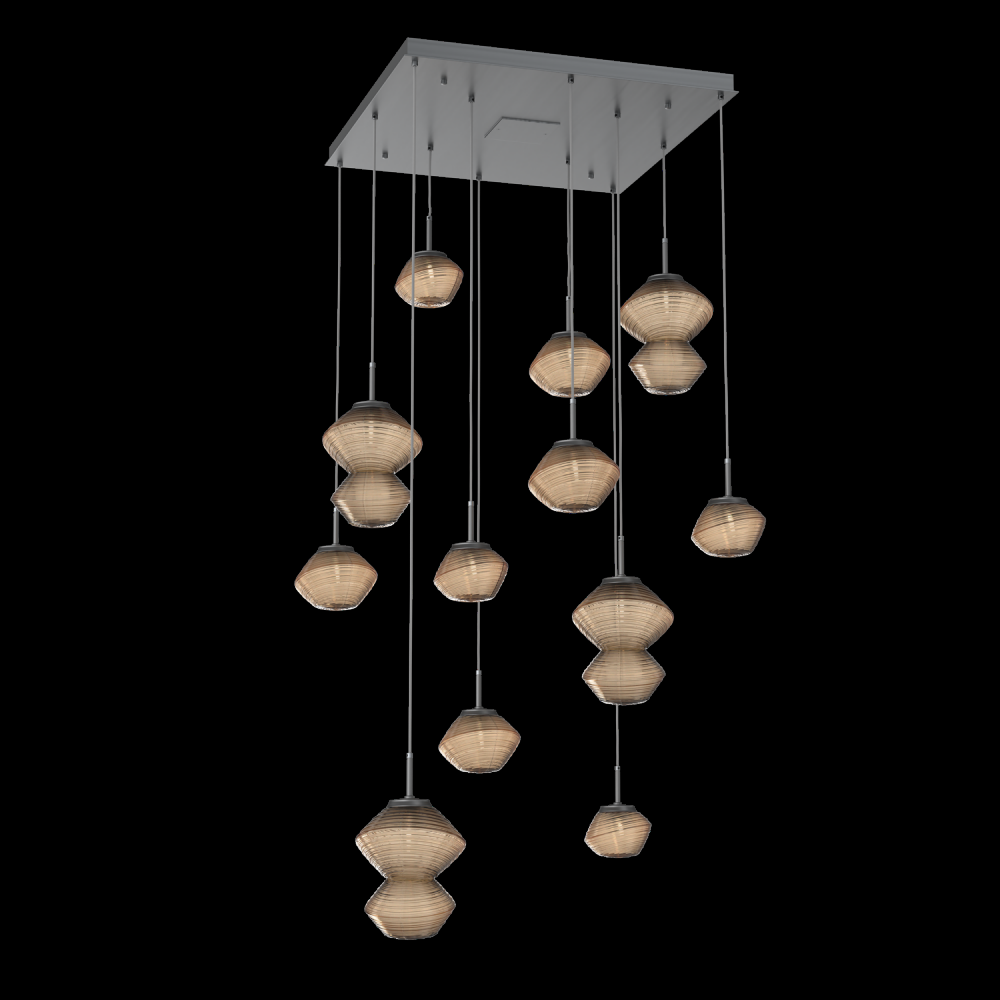 Mesa Square 12pc Multi-Pendant