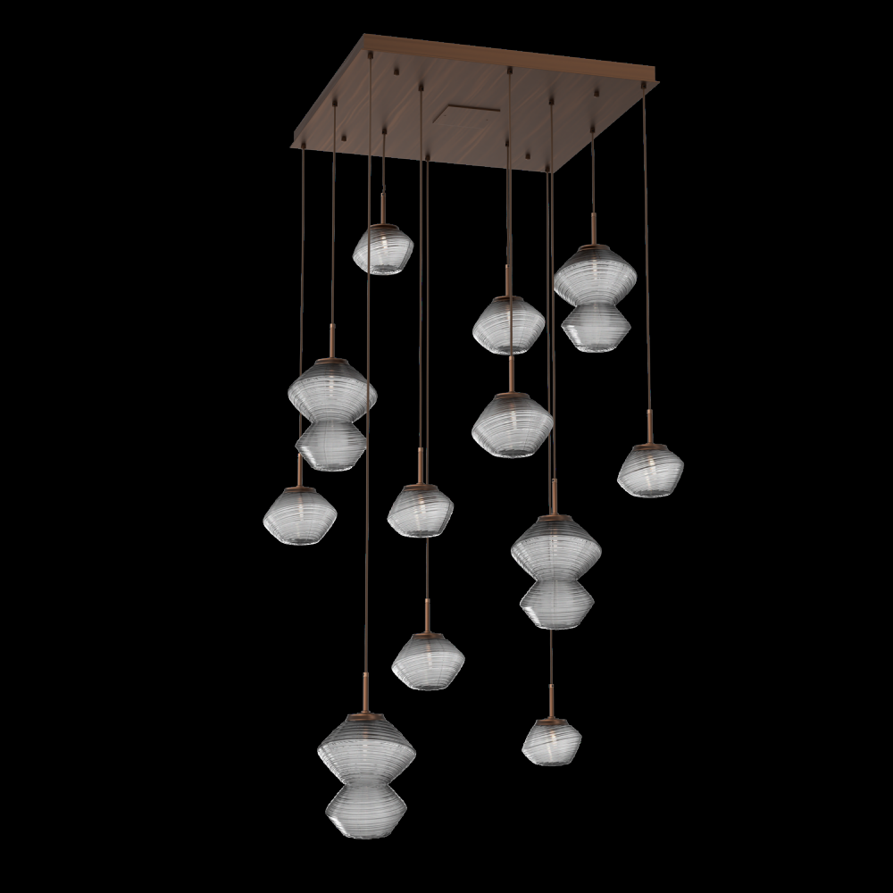 Mesa Square 12pc Multi-Pendant