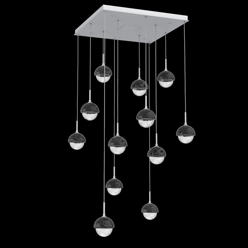 Cabochon Square Pendant Chandelier