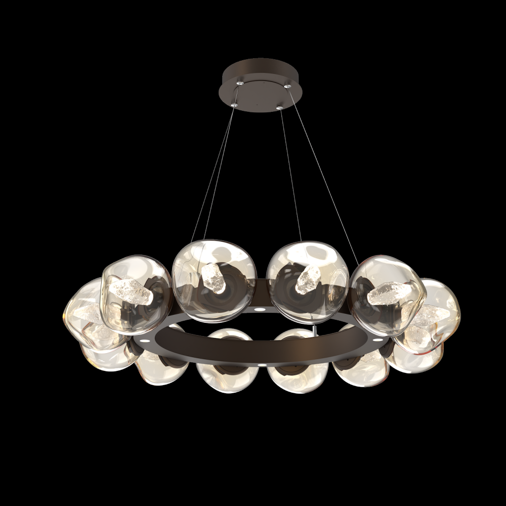 Luna Radial Ring Chandelier