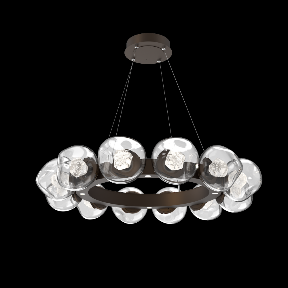 Luna Radial Ring Chandelier