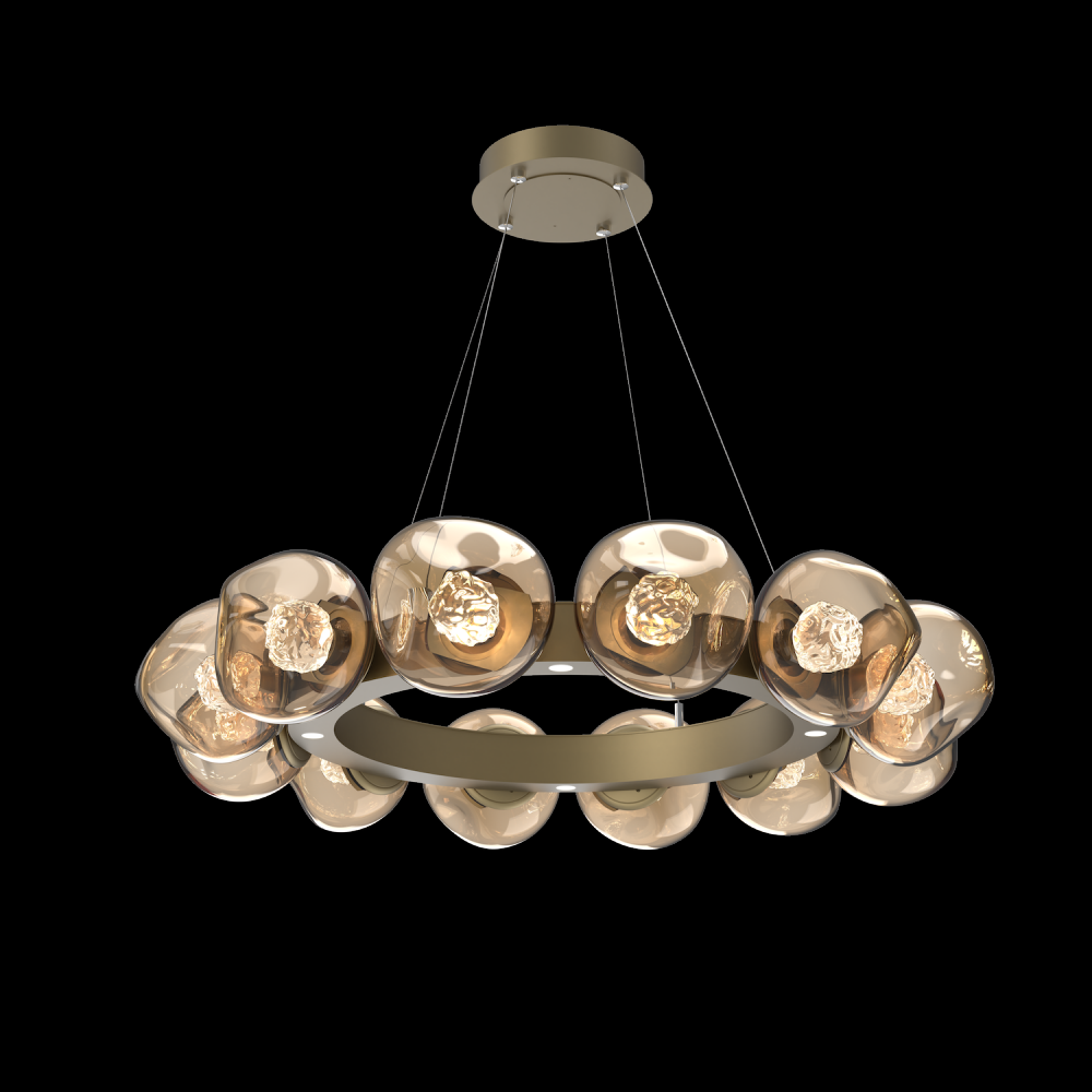 Luna Radial Ring Chandelier