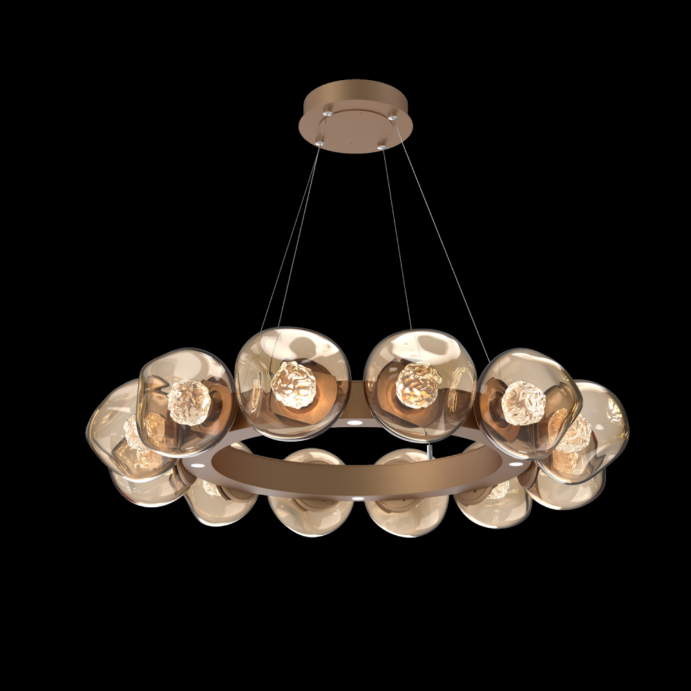 Luna Radial Ring Chandelier