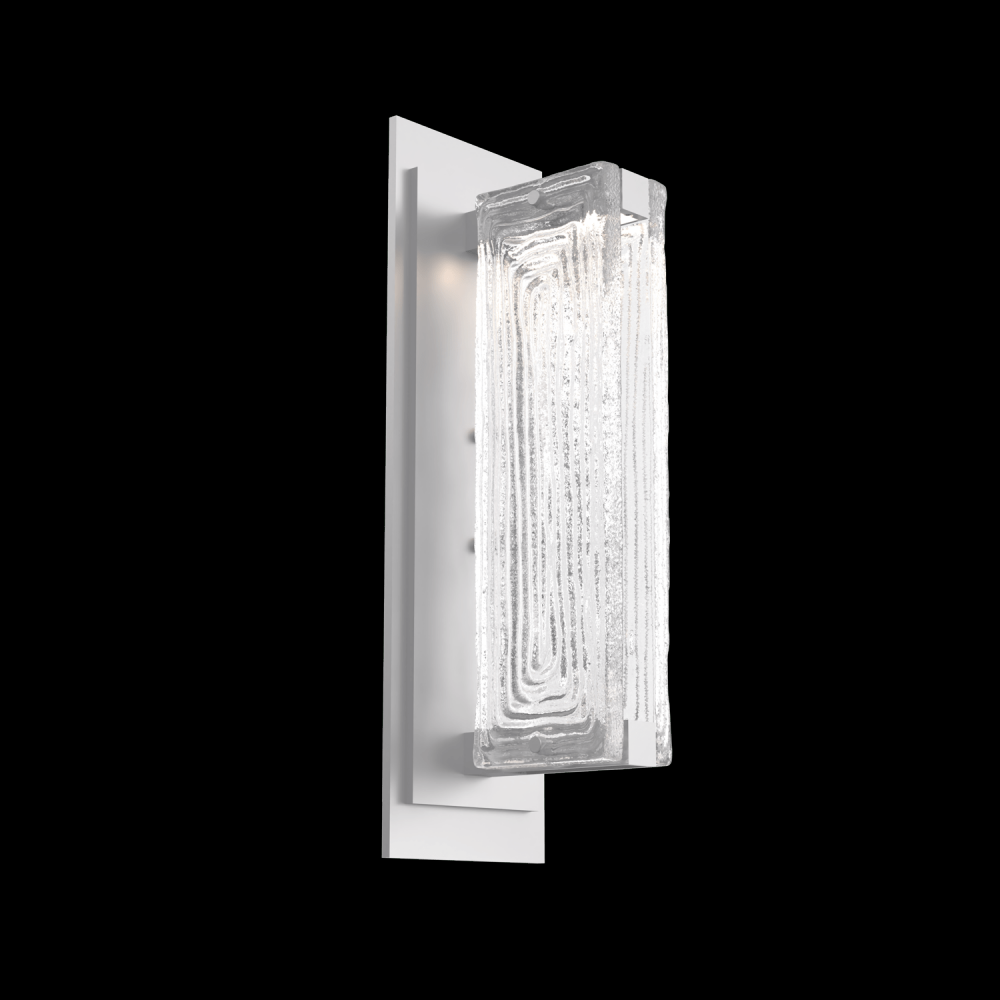 Tabulo Sconce-Classic Silver-Linea Cast Glass