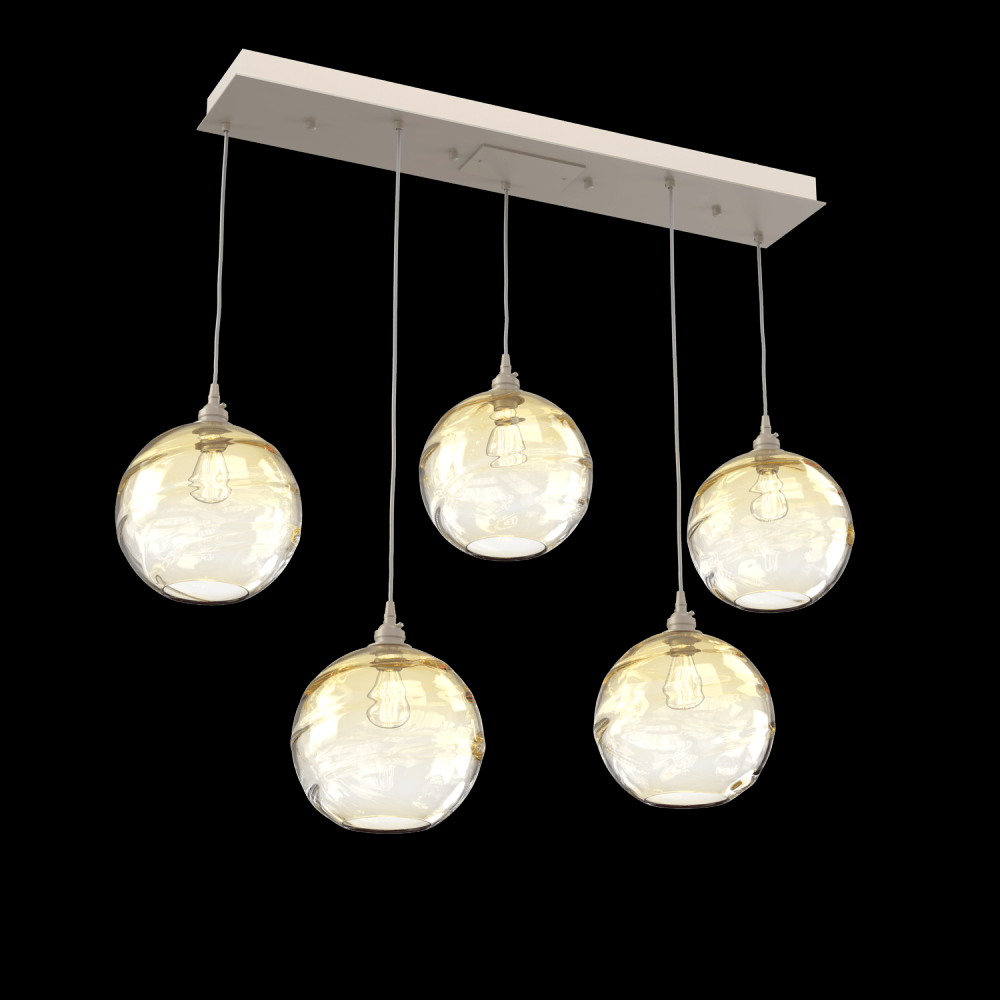 Terra Linear 5pc Multi-Pendant