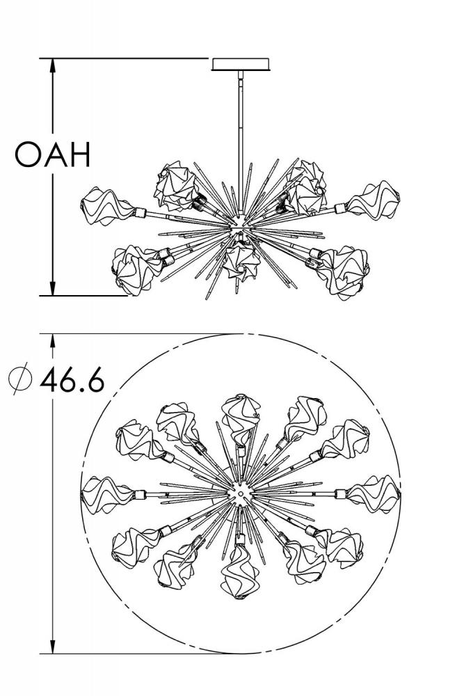 Blossom Oval Starburst - 0A 30"