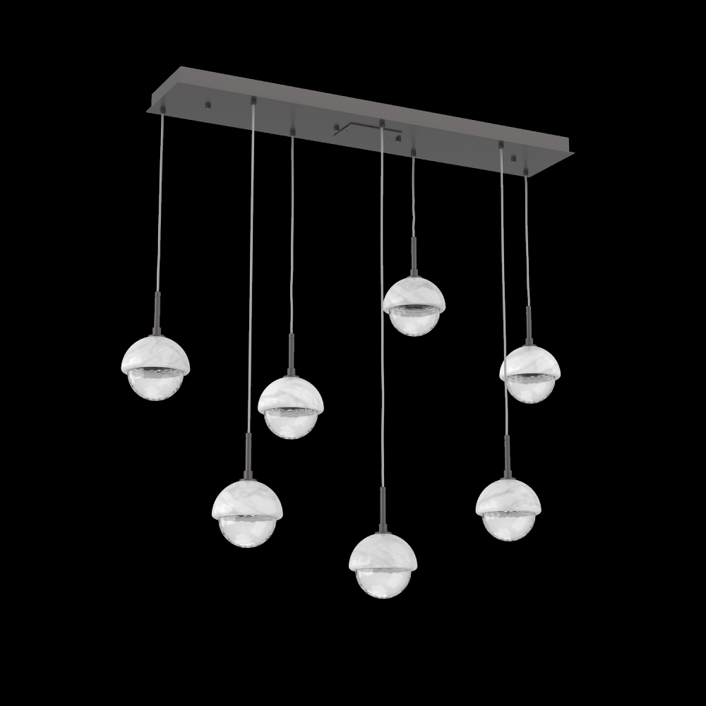 Cabochon Linear Pendant Chandelier