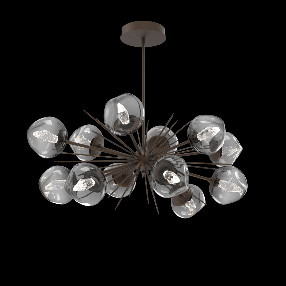 Luna Oval Starburst Chandelier