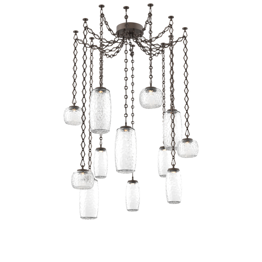 Vessel Multi Light Pendant Flat Bronze