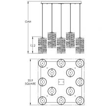 Hammerton CHB0013-12-FB-F-C01-E2 - Tempest Square Multi-Port-12